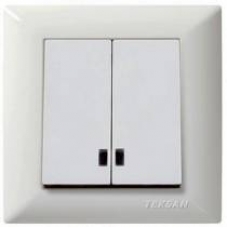 Выключатель Teksan 2-й с подсветкой