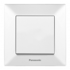 Выключатель Panasonic белый 1-й без подсветки