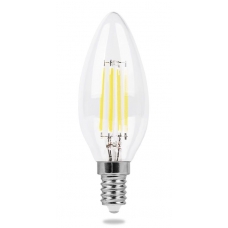 Лампа светодиодная Feron Е-14 7 Вт ДС филамент 2700К