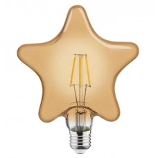 Лампа светодиодная Horoz Е-27 филамент 6 Вт Rustic Star