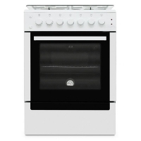 Плита комбинированная Klass TE-6631F white