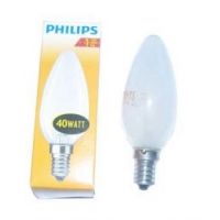 Лампа накаливания Е-14 ДС 40 Вт PHILIPS матовая