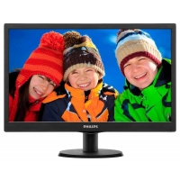 Монитор Philips 18,5" 193V5LSB2,LED,BLACK 1366 x 768 16:9 HD; 10000000:1;200cd/m2; 5ms,VGA